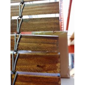 Vingo Dřevěná roleta - barva třešeň 120x220 cm s kazem