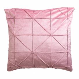 Růžový dekorativní polštář JAHU collections Amy, 45 x 45 cm Bonami.cz