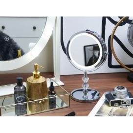 Kosmetické stolní zrcadlo s LED osvětlením ø 20 cm LAON