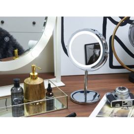 Kosmetické stolní zrcadlo s LED osvětlením ø 20 cm VERDUN