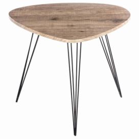 Konferenční stolek s dřevěným efektem, příležitostný stůl s Atmosphera Createur d\'intérieur