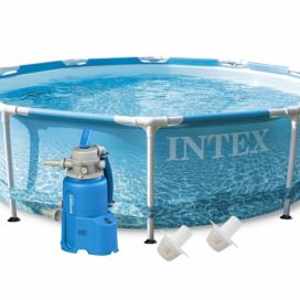 Intex | Bazén Florida 3,05x0,76 m s pískovou filtrací - motiv BEACHSIDE | 19900114 Marimex