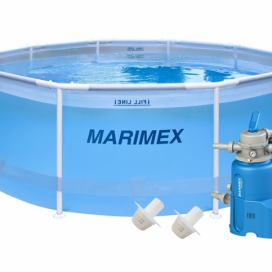 Marimex | Bazén Marimex Florida 3,05x0,91m s pískovou filtrací - motiv transparentní | 19900116 Marimex