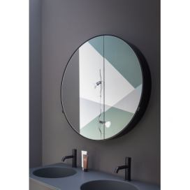 Zrcadlová skříňka Cielo Catini 90x12 cm černá matná CASPCTNM Siko - koupelny - kuchyně