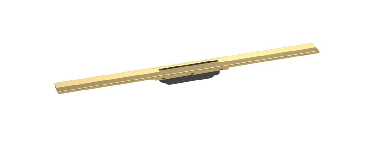 Sprchový žlab Hansgrohe RainDrain Flex 90 cm nerez leštěný vzhled zlata 56045990 - Siko - koupelny - kuchyně