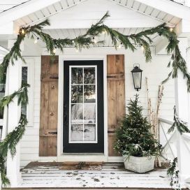 Vánoční vchod do domu