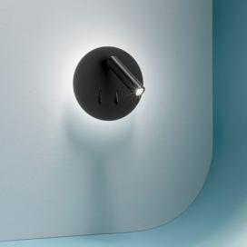 Nástěnné svítidlo pro osvětlení u lůžka v ložnici LED PLUG - 6702 N LC - Perenz