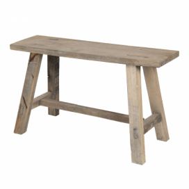 Dřevěná dekorační stolička Nel – 60*18*24 cm Clayre & Eef