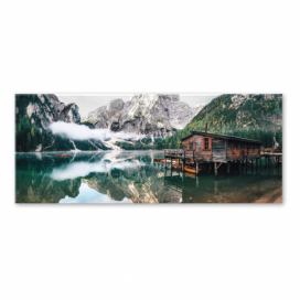 Skleněný obraz Styler Tyrol Lake, 50 x 125 cm Bonami.cz