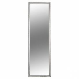 TEMPO Zrcadlo, stříbrný dřevěný rám, MALKIA TYP 3