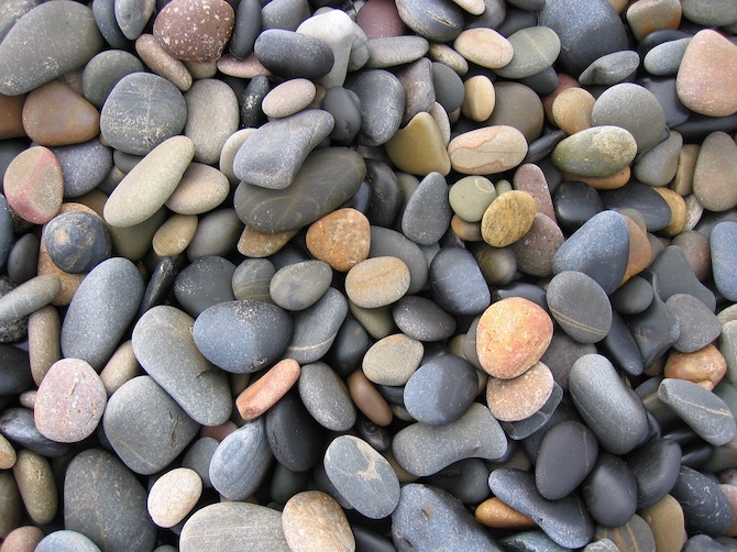 Mořské kamínky na zahradu - 