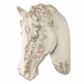 Nástěnná dekorace hlava koně - 32*16*45 cm Clayre & Eef