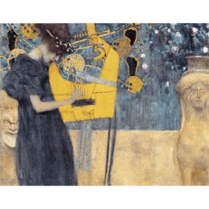 Reprodukce obrazu Gustav Klimt - Music, 70 x 55 cm - Favi.cz