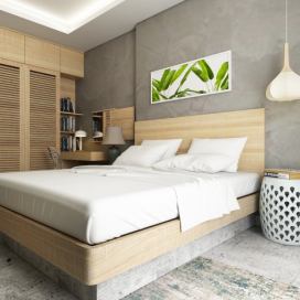 Ložnice dřevěná postel