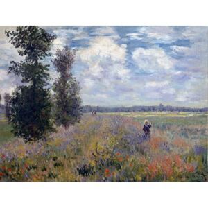 Reprodukce obrazu Claude Monet - Poppy Fields near Argenteuil, 40 x 30 cm - Favi.cz