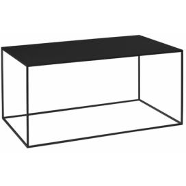 Nordic Design Černý kovový konferenční stolek Moreno 100 x 60 cm