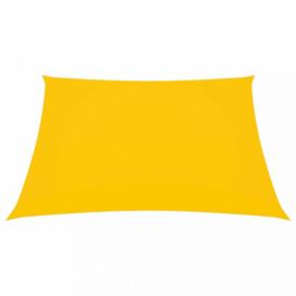 Stínící plachta obdélníková 2x3,5 m oxfordská látka Dekorhome Žlutá