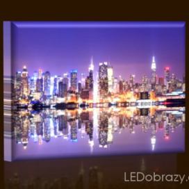 LED obraz Manhattan 45x30 cm LEDobrazy.cz