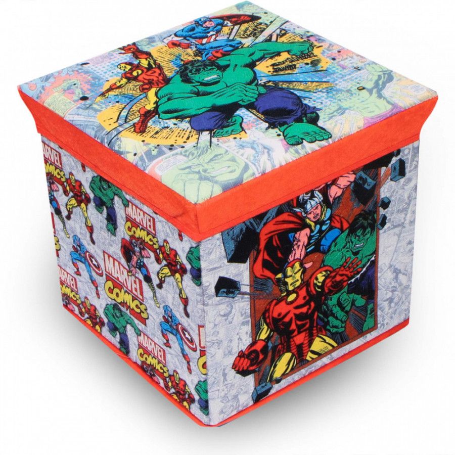 bHome Úložný box na hračky Avengers s víkem UBBH0771 - ATAN Nábytek