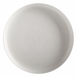 Bílý porcelánový talíř se zvýšeným okrajem Maxwell & Williams Basic, ø 28 cm