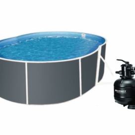 Marimex | Bazén Orlando Premium DL 3,66x5,48 m s pískovou filtrací a příslušenstvím | 19900103 Marimex