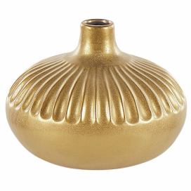 Kamenina Dekorativní váza 20 Zlatá CERCEI