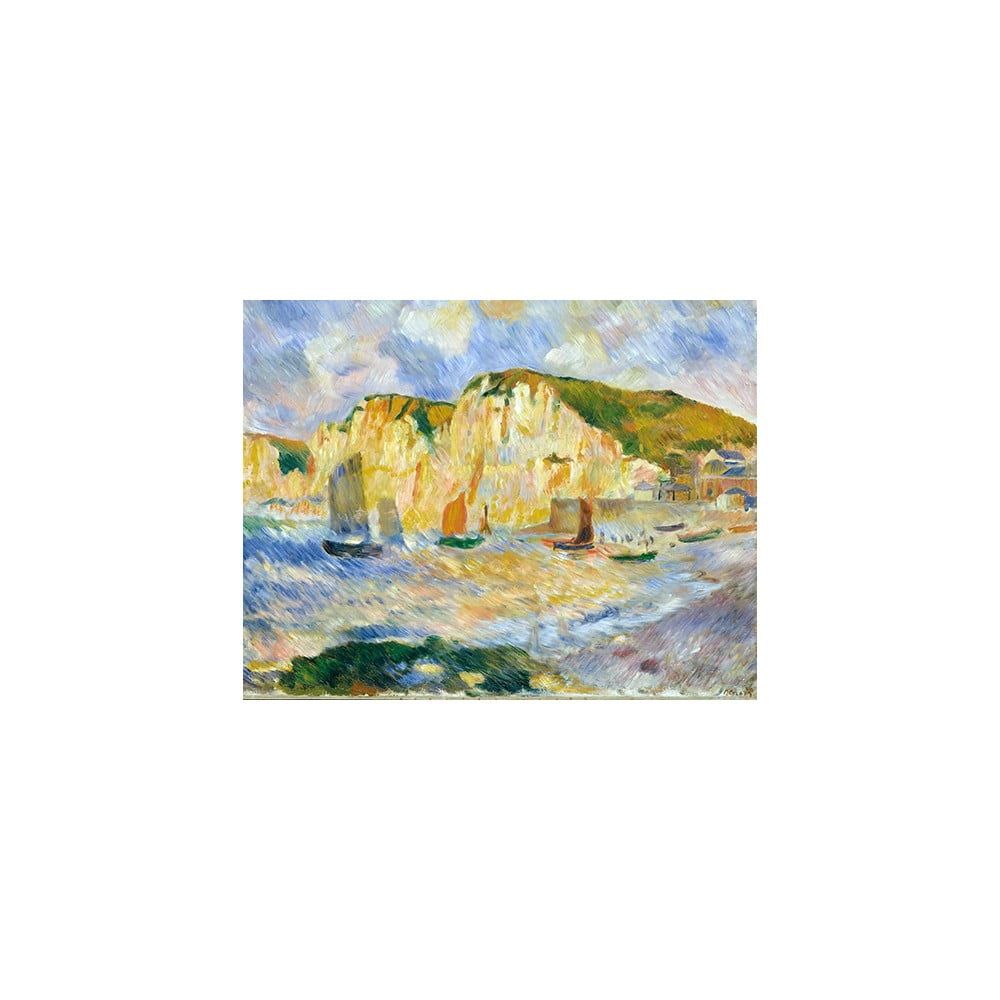 Reprodukce obrazu Auguste Renoir - Sea and Cliffs, 90 x 70 cm - Bonami.cz