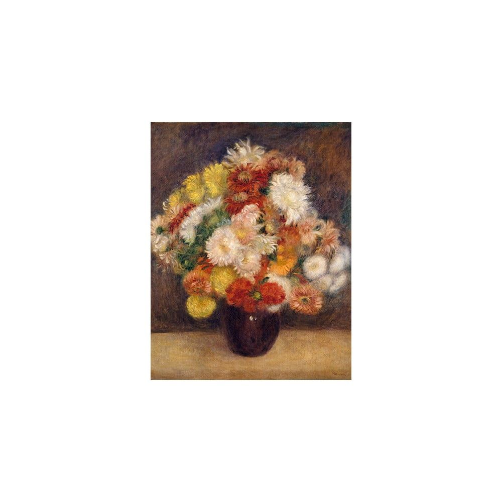 Reprodukce obrazu Auguste Renoir - Bouquet of Chrysanthemums, 55 x 70 cm - Bonami.cz