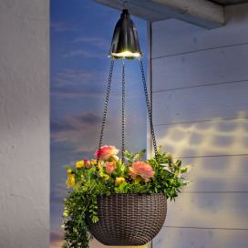 Weltbild Závěsný květináč se solárním osvětlením