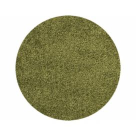 Kusový koberec Dream Shaggy 4000 Green kruh FORLIVING