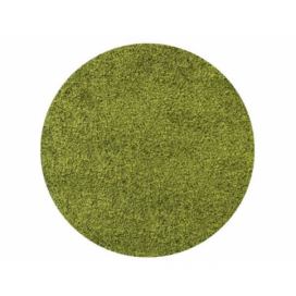 Kusový koberec Life Shaggy 1500 green kruh FORLIVING