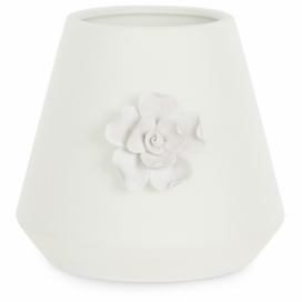 AmeliaHome Keramická váza Lusitiono krémová, velikost 13x13x12