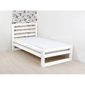 Benlemi Jednolůžková postel DELUXE Zvolte barvu: Bílá, Rozměr: 120 x 200 cm
