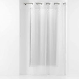 Douceur d\'intérieur Záclona do obývacího pokoje s oky IZAORA, 140 x 240 cm, bílá