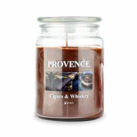 Provence Vonná svíčka ve skle 95 hodin cigars&amp;whiskey Kitos.cz