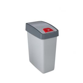 Keeeper Plastový odpadkový koš Mange 25l šedý