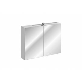 Skříňka zrcadlová Leonardo White 90 cm Bílá