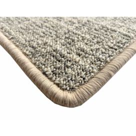 Vopi koberce Kusový koberec Alassio šedobéžový čtverec - 60x60 cm