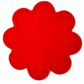 Vopi koberce Kusový koberec Eton červený květina - 120x120 kytka cm Mujkoberec.cz