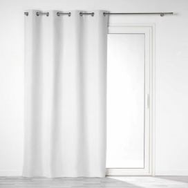 Douceur d\'intérieur Závěs do obývacího pokoje OBSCURE, BLACKOUT, 140 x 260 cm, bílý