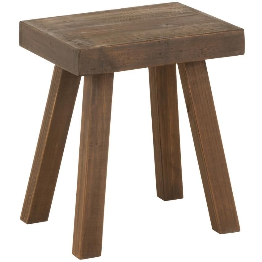 Dřevěná stolička J-Line Tauman 46 cm - Designovynabytek.cz