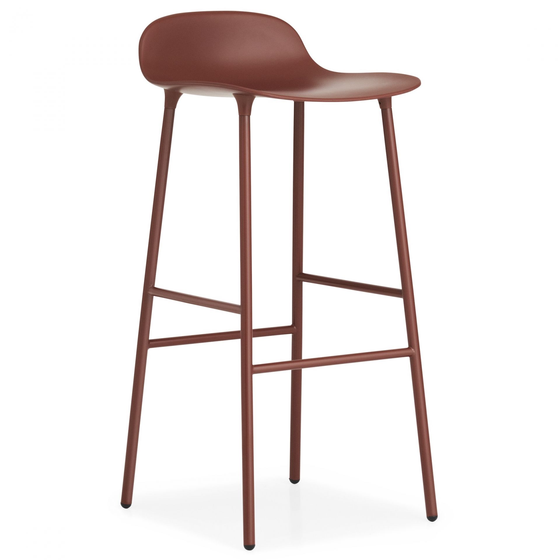 Normann Copenhagen designové barové židle Form Barstool Steel (75 cm) - DESIGNPROPAGANDA