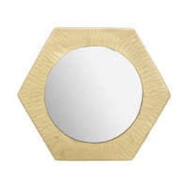Atmosphera Dekorativní zrcadlo ROMY, 18 x 18 cm, zlatý rám EMAKO.CZ s.r.o.