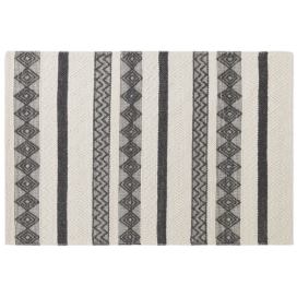 Vlněný koberec 140 x 200 cm světle béžový/šedý DAVUTLAR