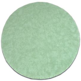 Dywany Lusczow Kulatý koberec SERENADE Graib zelený, velikost kruh 100