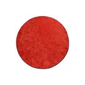 Dywany Lusczow Kulatý koberec SERENADE Graib červený, velikost kruh 100 Houseland.cz