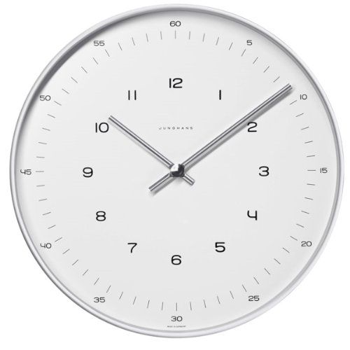 KLEIN & MORE Designové nástěnné hodiny Numbers Max Bill - DESIGNPROPAGANDA