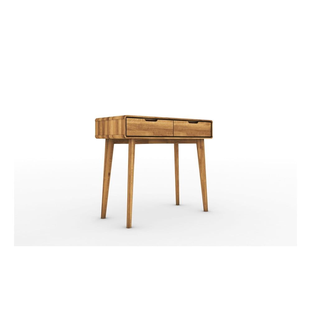 Toaletní stolek z dubového dřeva 90x40 cm Greg - The Beds - Bonami.cz