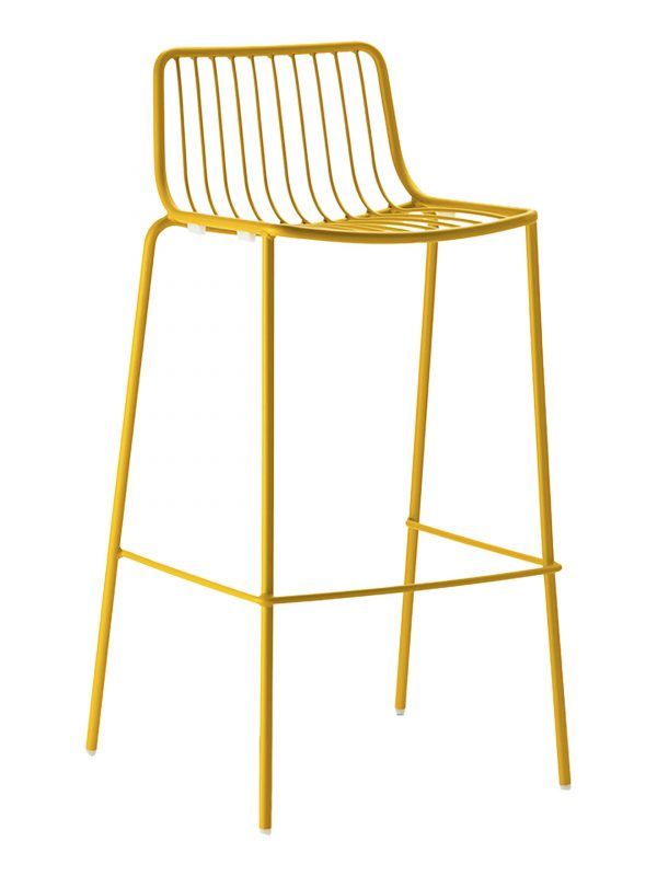 PEDRALI - Vysoká barová židle NOLITA 3658 DS - žlutá - 