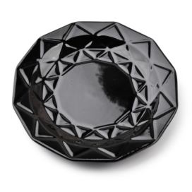 Affekdesign Keramický Talíř ADEL 19,5 cm černý